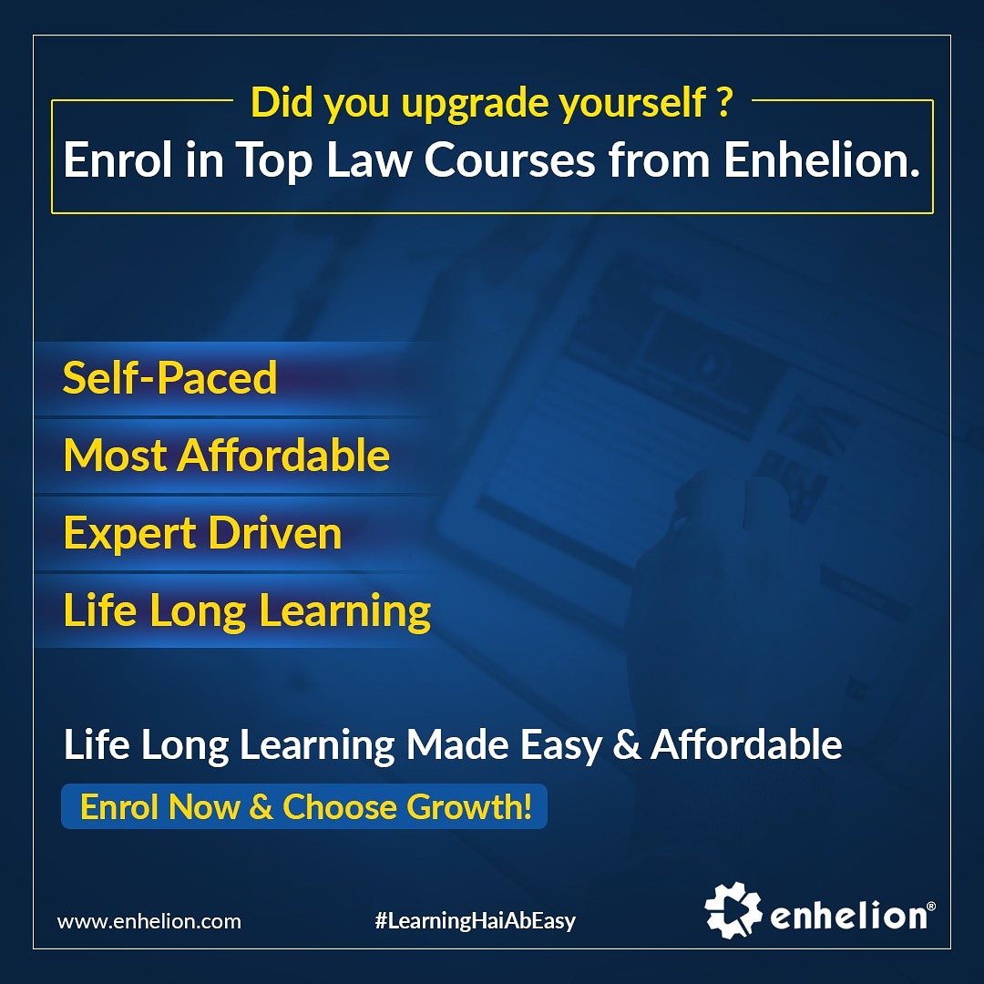 enhelion's tweet photo. "Do you also believe that learning is a life long process? If Yes, then Enhelion is the place for you.
Enhelion #offers self paced, most #affordable courses through its #convenient learning tool. https://t.co/s6Gxucf4Ea