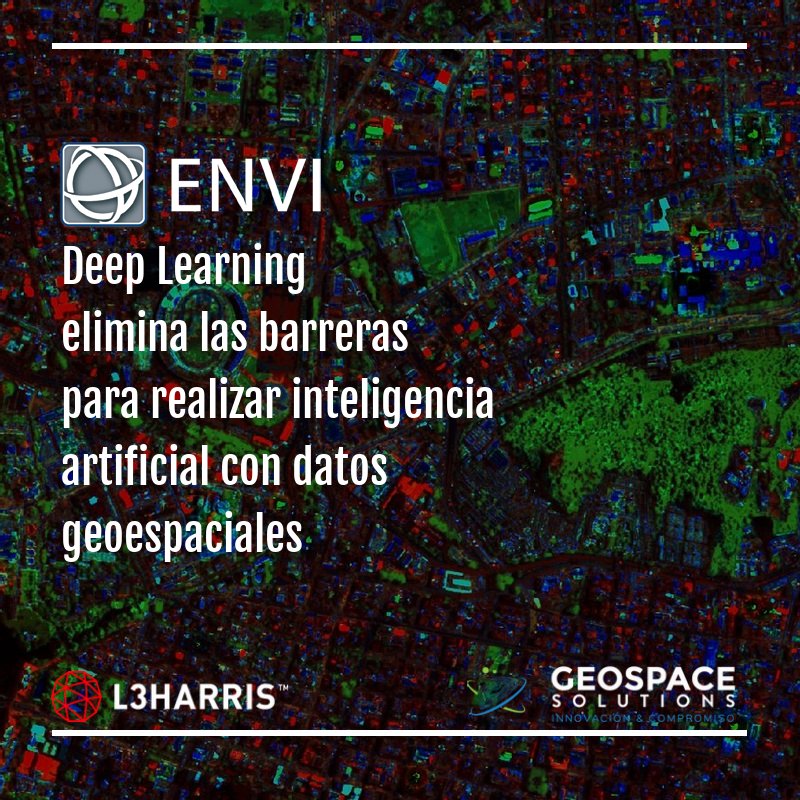 GeoSpaceSol's tweet photo. ¿Crees que el aprendizaje profundo es demasiado complicado? Piensa otra vez. #ENVI #DeepLearning no requiere programación y permite a los usuarios generar modelos con el clic de un botón
Obtenga más información aquí: https://t.co/PfSXv9ijZr
#remotesensing #SAR #ENVIanalytics #AI https://t.co/GzmYgLgBp3