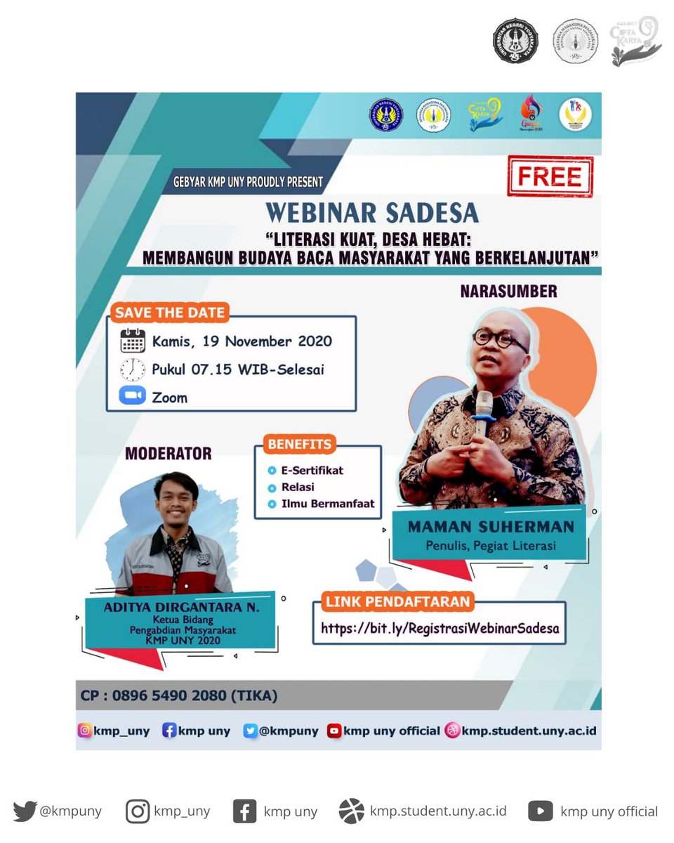 Webinar Sadesa on this Thursday! Don't miss it