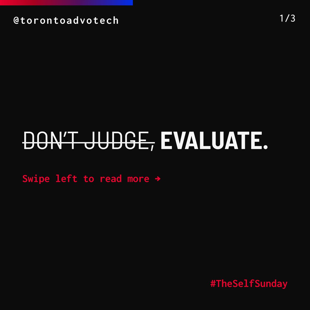 AITMobilize's tweet photo. Welcome to @toadvotech’s  #TheSelfSunday. As change-makers, we’re in a constant state of learning and bettering ourselves. We would like for our viewers to invest in themselves and their personal #power as much as we do. To start—don’t judge, #evaluate.
#SelfCareSunday #tech https://t.co/slT0Hauh1G