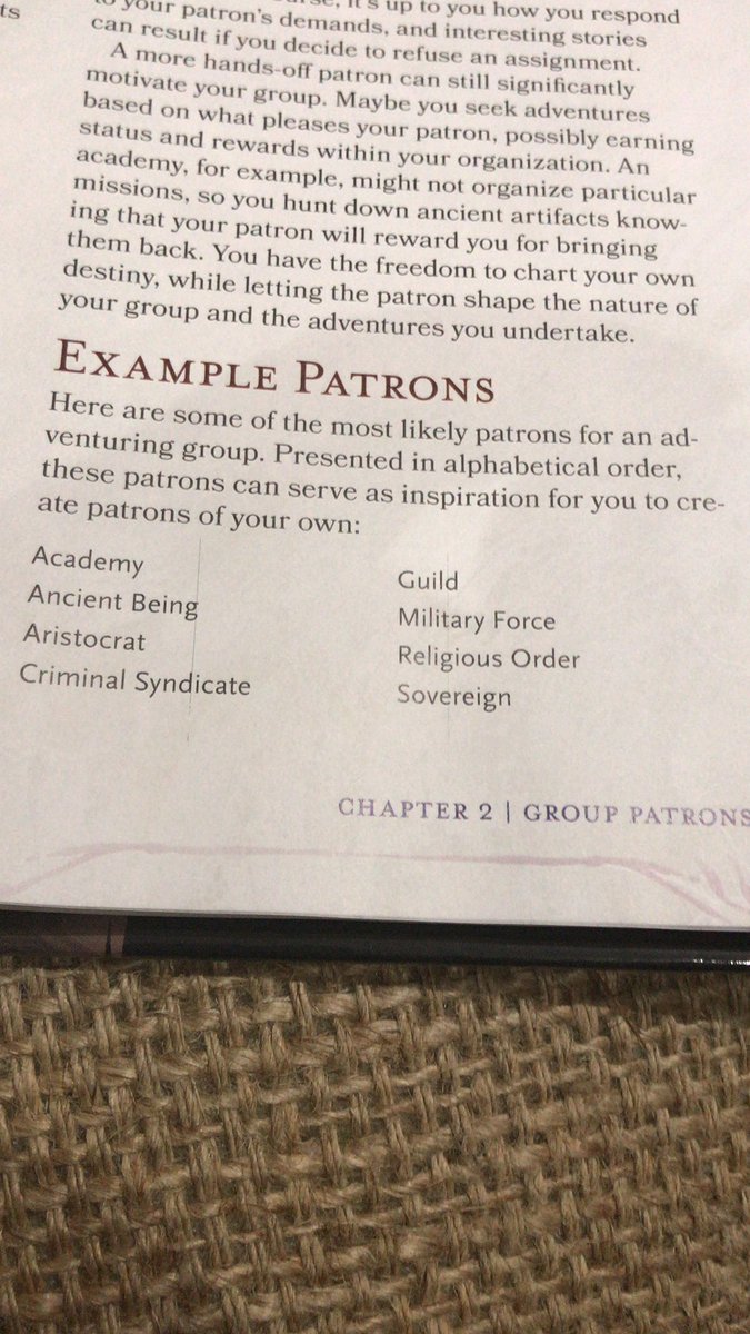 Eberron presented 11 patrons, Tasha’s gives us 8. Many overlaps.
