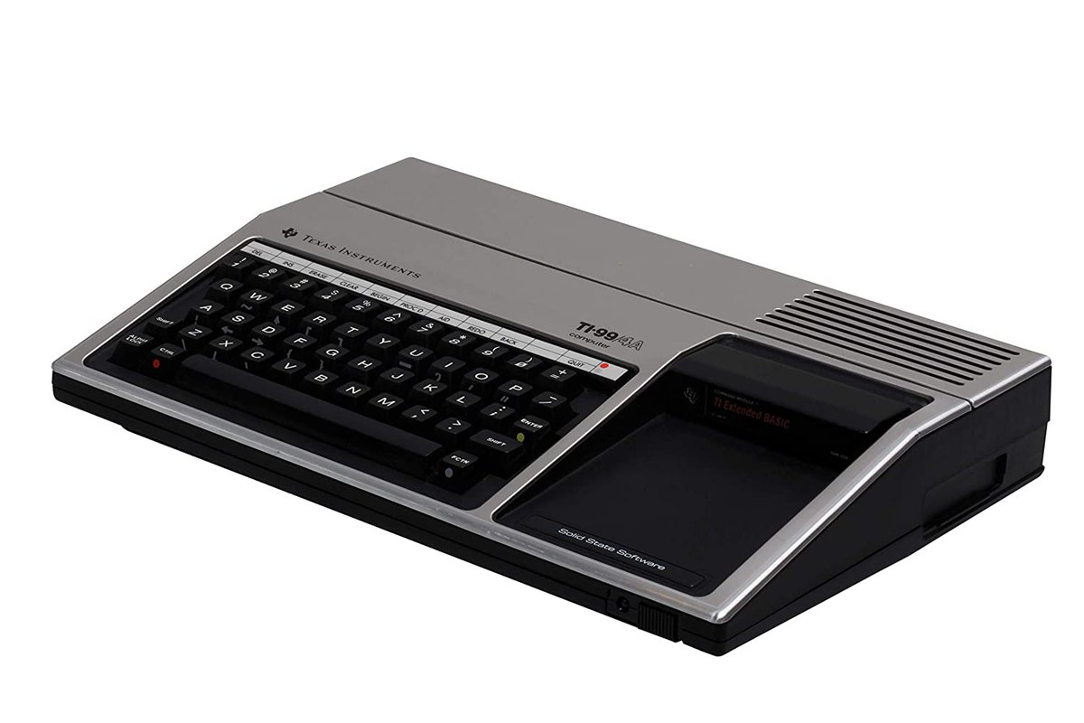 As for the TI99/4A, it was a weird, interesting home computer with a bizarre (but sometimes powerful) architecture crippled by draconian software licensing policies. But it got some great games before Commodore ate its lunch, including a damn great port of Q-Bert.