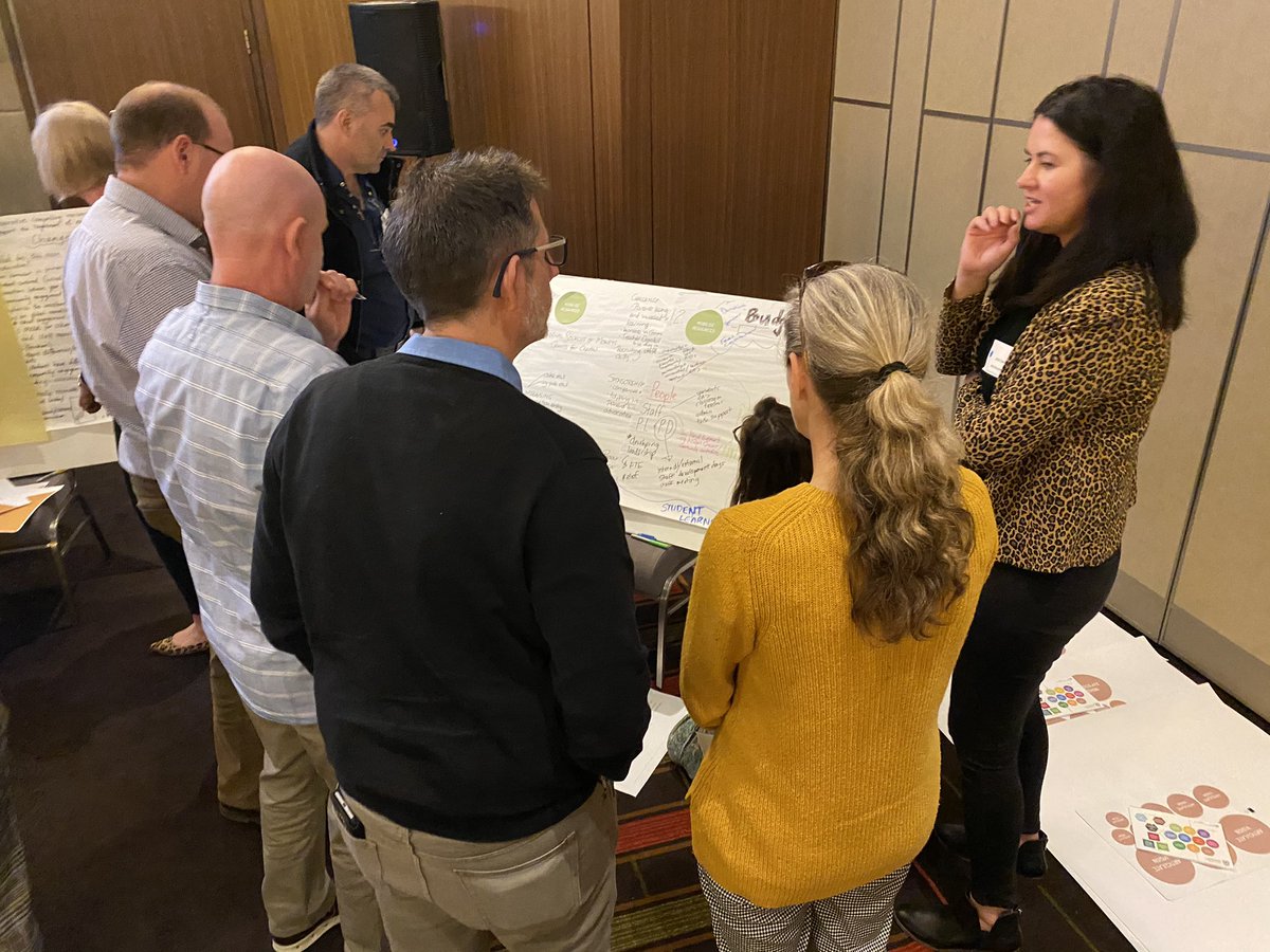 Innovation_Unit's tweet photo. Schools involved in the @WA_Edu_News STEM Education community of practice are diving deeply into each of the elements of school transformation. They’re considering how these elements impact upon their practice innovations (and vice versa). #wa_stem https://t.co/v98Lp15V40