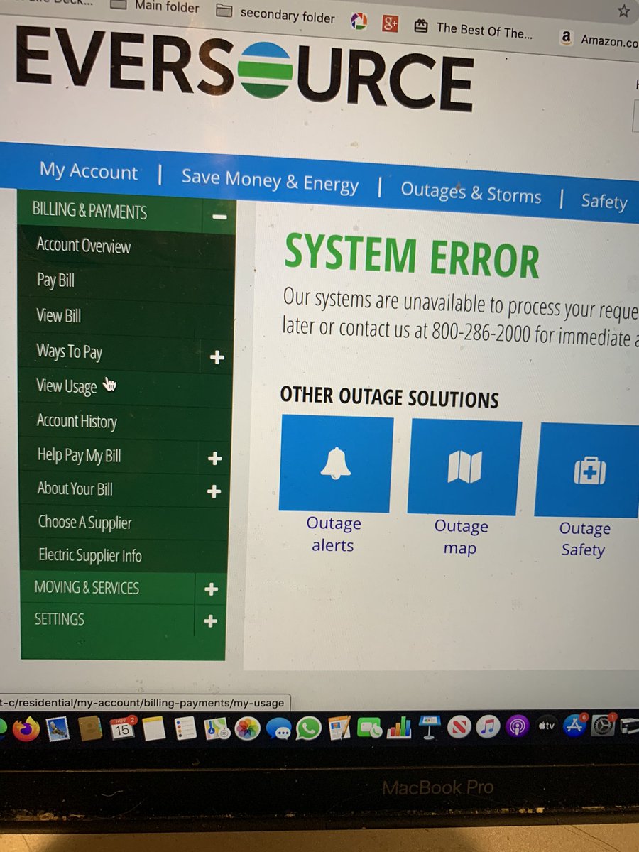 ThePatterGuy's tweet photo. @GovNedLamont @AGWilliamTong @SenBlumenthal Power out then check eversource website and it is down again. #eversourcect the gift that keeps on giving.Any plans Gov?or let it continue to screw the voters. Where's the outrage now?  @hartfordcourant @ctcapitolreport @CTMirror https://t.co/MJbk8dwNfO