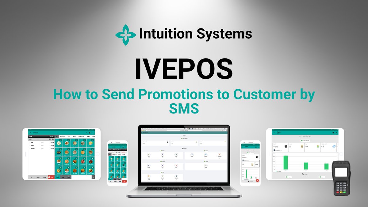 intuitionsys's tweet photo. How to Send Promotions to Customer by SMS in IVEPOS Point of Sale
#ivepos #pointofsale #restaurantpos #retailpos #androidpos #customermanagement #promotions #sendsms
https://t.co/JC57gKS3Pi https://t.co/NFunLcz9fi