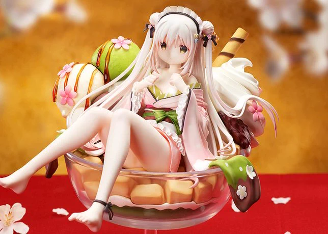 しらたまパフェの白玉こまめ　1/6スケールフィギュア　特典ポストカード付き しらたま❄️『とける風花とシロうさぎ』発売中❕🐇 on X