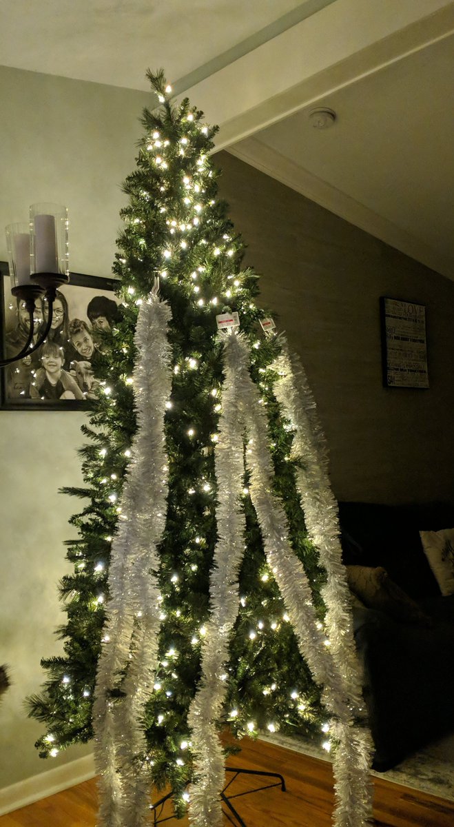 Jchap802's tweet photo. My life: 2020 Christmas Tree edition

#COVID19 #Virtual #MicrosoftTeams #momlife #TBI #Nanas #onlychild https://t.co/fd4LvCkAb5