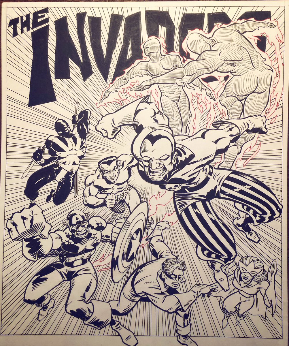 lamanocomic's tweet photo. Sometimes I ask myself “What if I drew ALL the lines?”
#illustration #commissionedart #marvel #marvelinvaders https://t.co/TsC8zIVL46