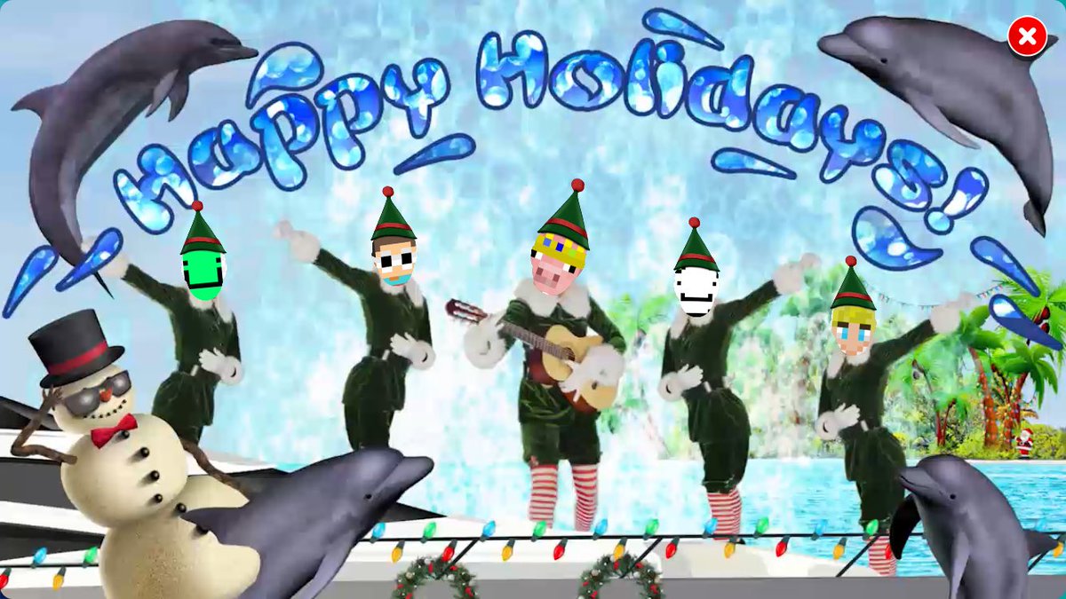 CapsOsRodney's tweet photo. @Dream @GeorgeNotFound @Technothepig @tommyinnit @froubery My son wanted to wish you guys Happy Holidays a little early. https://t.co/0cWYiVBcQf