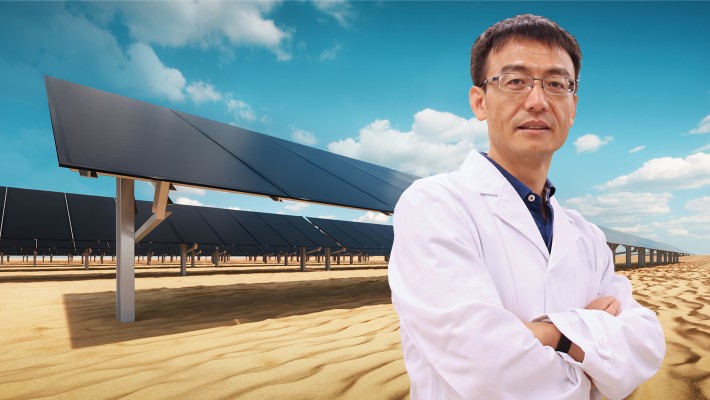 HongKongPolyU's tweet image. A #PolyU research team led by Dr Wang Peng, Associate Professor in the Department of Civil and Environmental Engineering has come up with a novel method to cool down overheating #solarpanels and increase their energy output. Learn more: polyu.hk/GrtuL

#ExcelxImpact