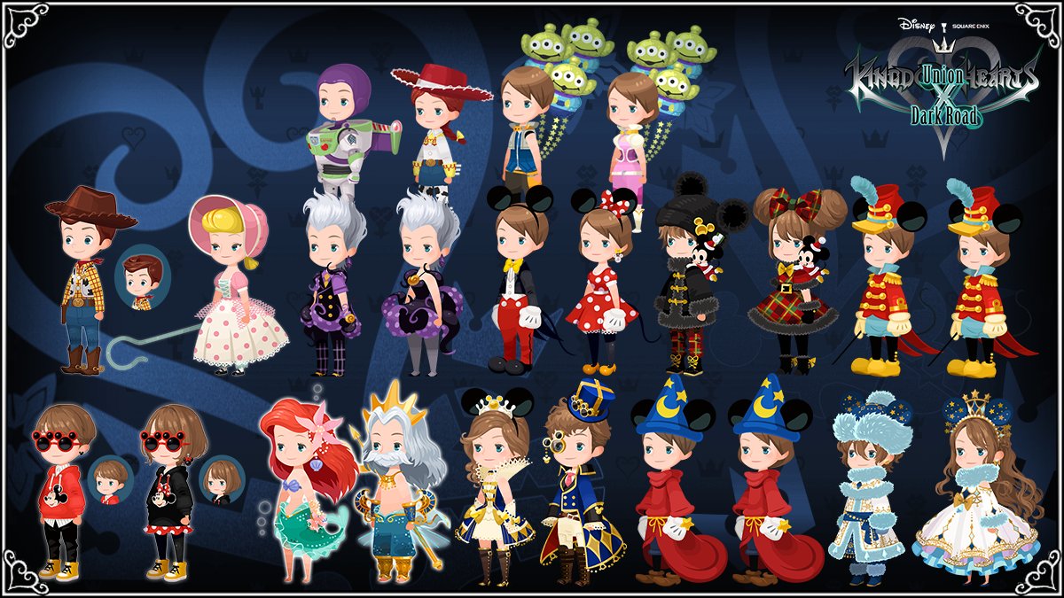 Official KINGDOM HEARTS Missing-Link on X: An entire wardrobe of amazing  avatar boards return to #KHUX beginning midnight (PT)! Get your favorite  Mickey, Little Mermaid, and Toy Story avatar boards and take