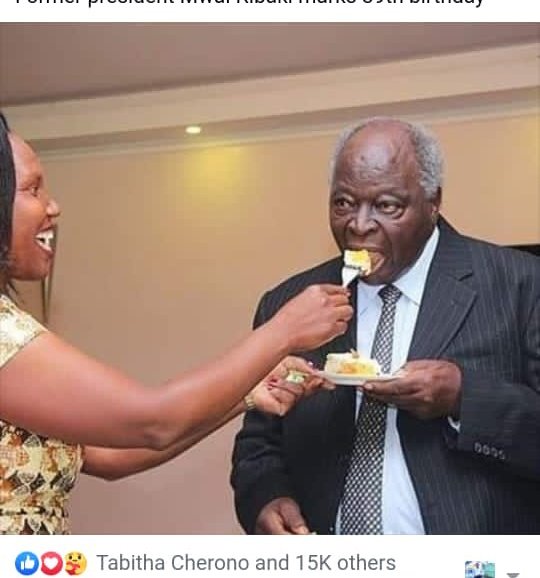   Please wish a HAPPY birthday TO MZEE EMILIO MWAI KIBAKI. 