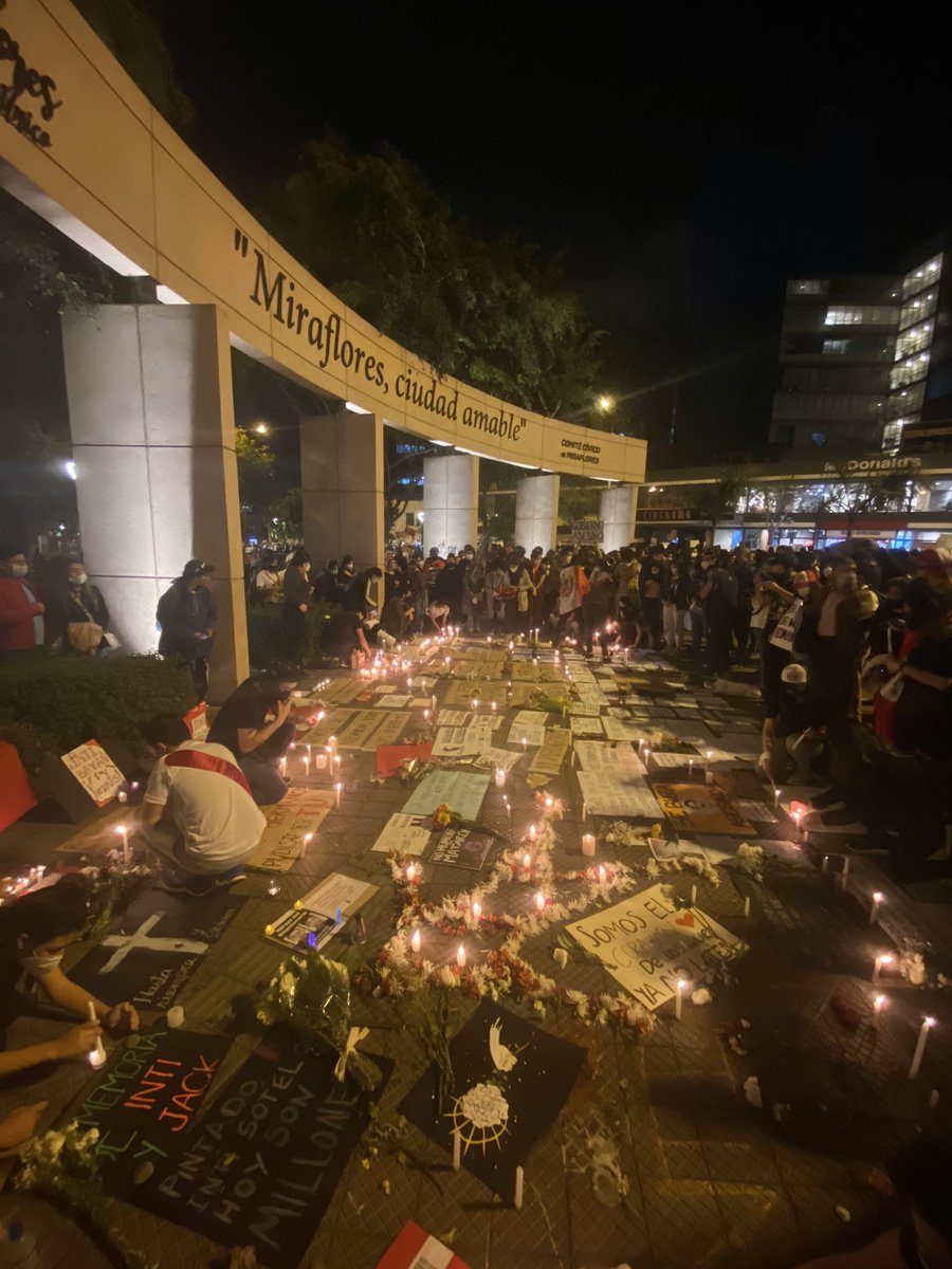 in memorial of Brayan and Inti, two men that gave their life for our country. we will always remember you