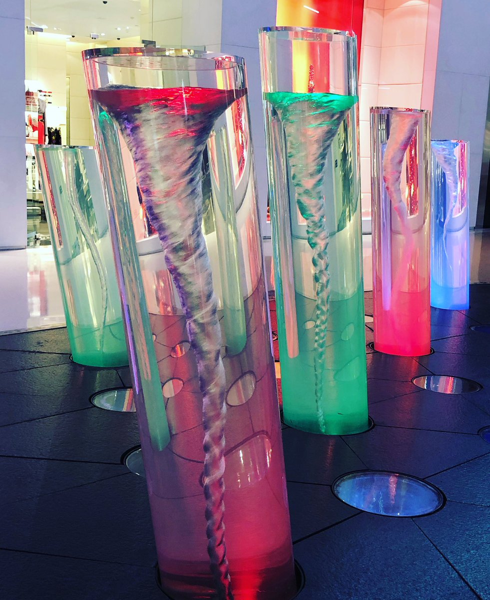 HeAtHeRMcAnDr3W's tweet photo. We walked around The Shops at Crystals mall in Paradise, Nevada. We saw lots of neat things including these water vortex sculptures. They’re pretty mesmerizing and awesome!!! 💯🌇😉 #shopsatcrystals #watervortex #lasvegas #nevada https://t.co/JSMvSUlbeG