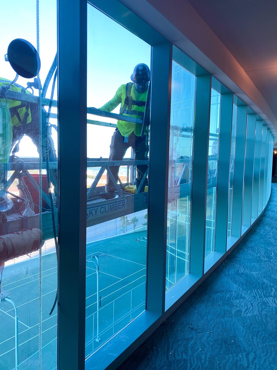 TurquoisePlace's tweet photo. The first glass shipment of our beloved Turquoise windows arrived Friday, and the installation process has begun! 🤩 #TurquoisePlace #OBA #OrangeBeach #WorkingHardToWelcomeYouBack https://t.co/Uie87LvcAR