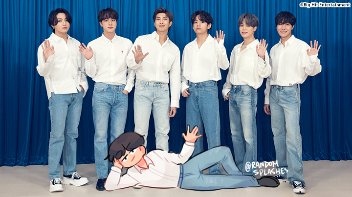 Randomsplashes's tweet photo. yoongi's here too!

#BTS #BTS_BE #btsfanart @BTS_twt https://t.co/nDlJm6Thy0