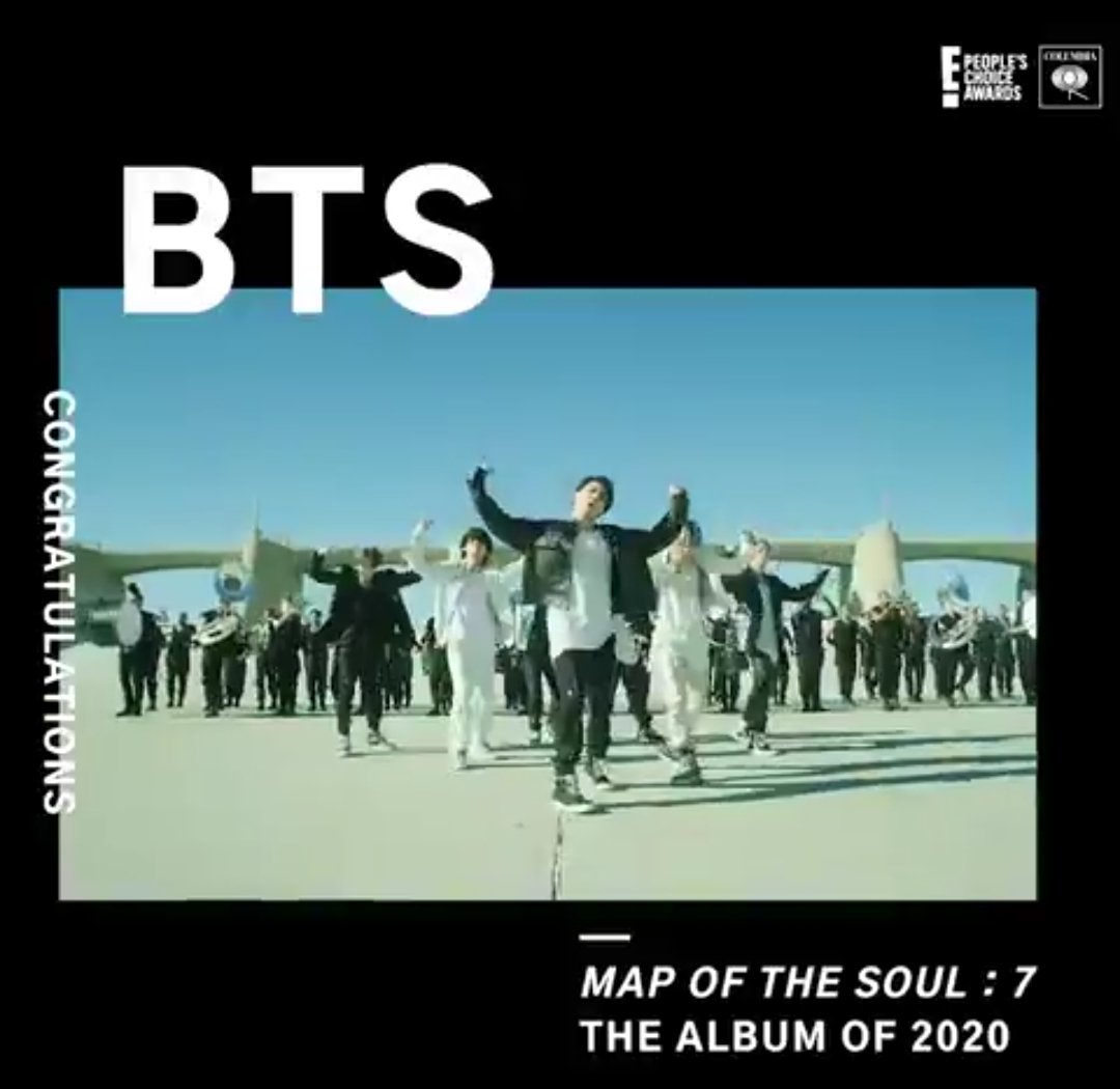 BE_BTSGALAXY's tweet photo. [🏆 x @BTS_twt]

🇫🇷
BTS a gagné aux People's Choice Awards!

•Groupe de 2020 (BTS)
•Chanson de 2020 (Dynamite)
•Album de 2020 (MOTS: 7)  
•MV de 2020 (Dynamite)

Félicitations à nos 7 anges 🎉🎉💜💜

#BTSxPCAs #TheGroup #PCAs2020 https://t.co/rkjQvvnSgs
