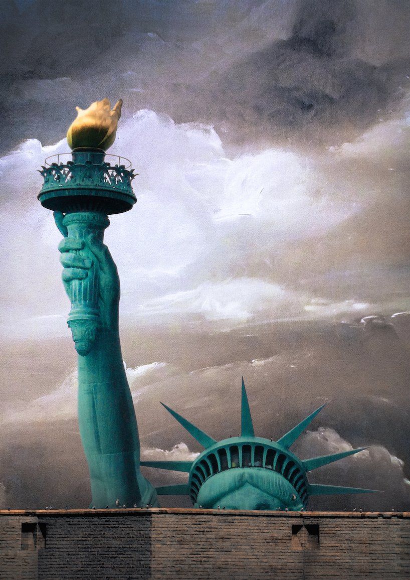 designboom's tweet photo. no-to-scale imagines a huge wall around lady liberty to remind us what she stands for
https://t.co/7qB2ciQO9i https://t.co/fxEIGlJDEY