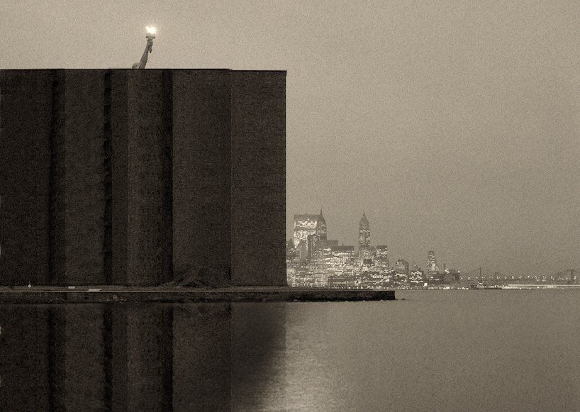 designboom's tweet photo. no-to-scale imagines a huge wall around lady liberty to remind us what she stands for
https://t.co/7qB2ciQO9i https://t.co/fxEIGlJDEY