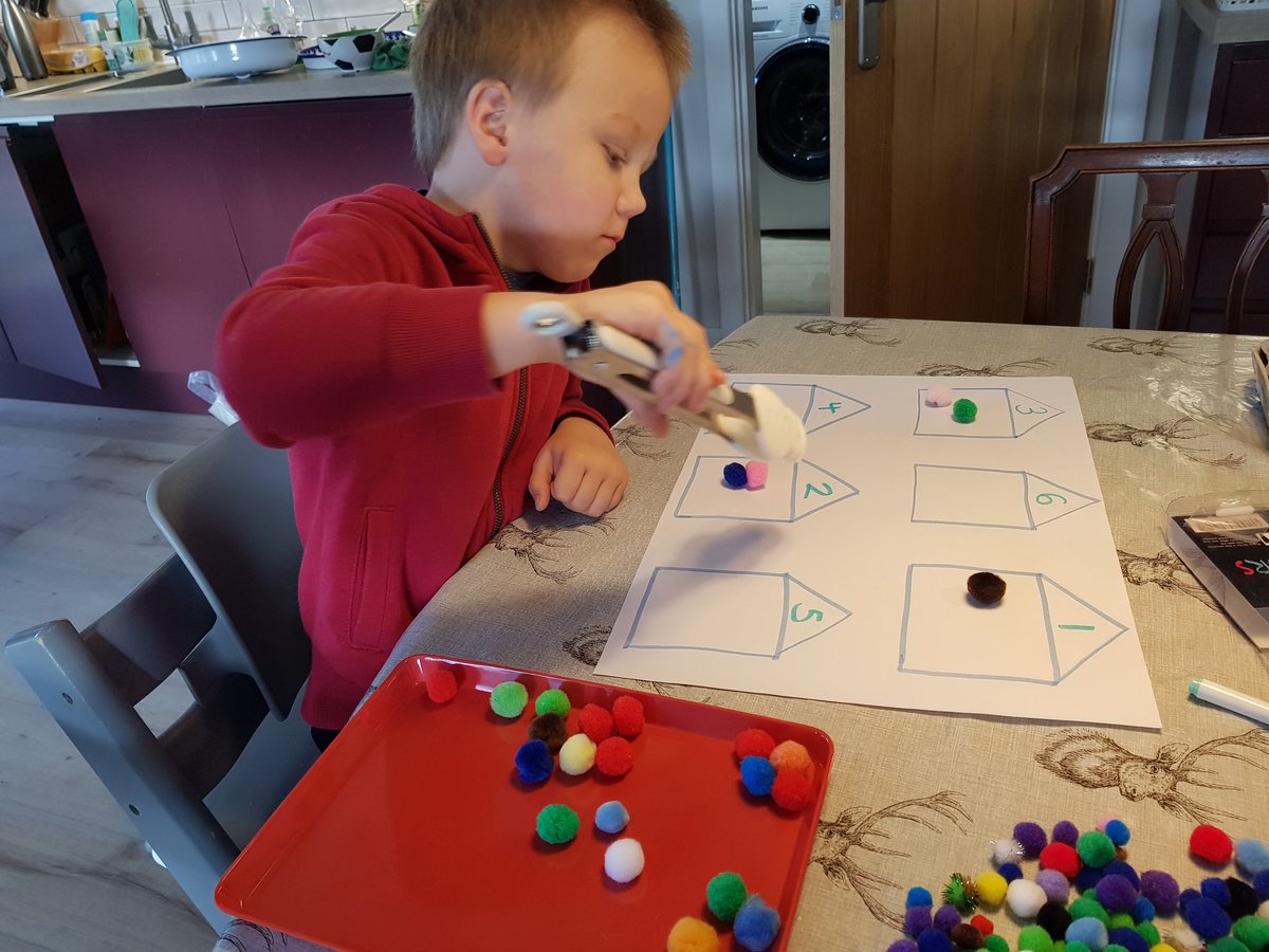 caroholmes's tweet photo. @MWISClass1 Harry is having fun this morning working on his numbers and letters! https://t.co/1wvf2xFjfN