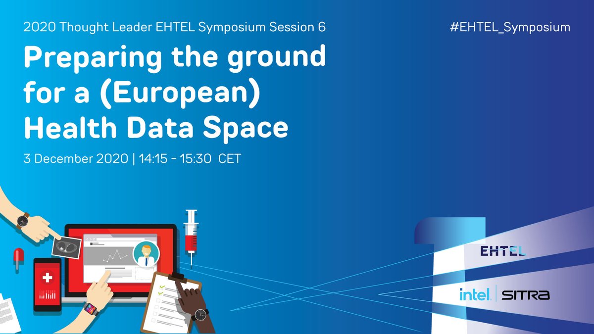 ehtel_ehealth's tweet image. 📈Are we ready to share data in a transparent and open way? Register to Session 6 of the #EHTEL_Symposium to learn more about #EUdataspace. 

🗣️Introducing Claus Duedal Pedersen &amp;amp; Janne Rasmussen. 

🔎Learn more and register now for free: ehtel.eu/symposium-2020