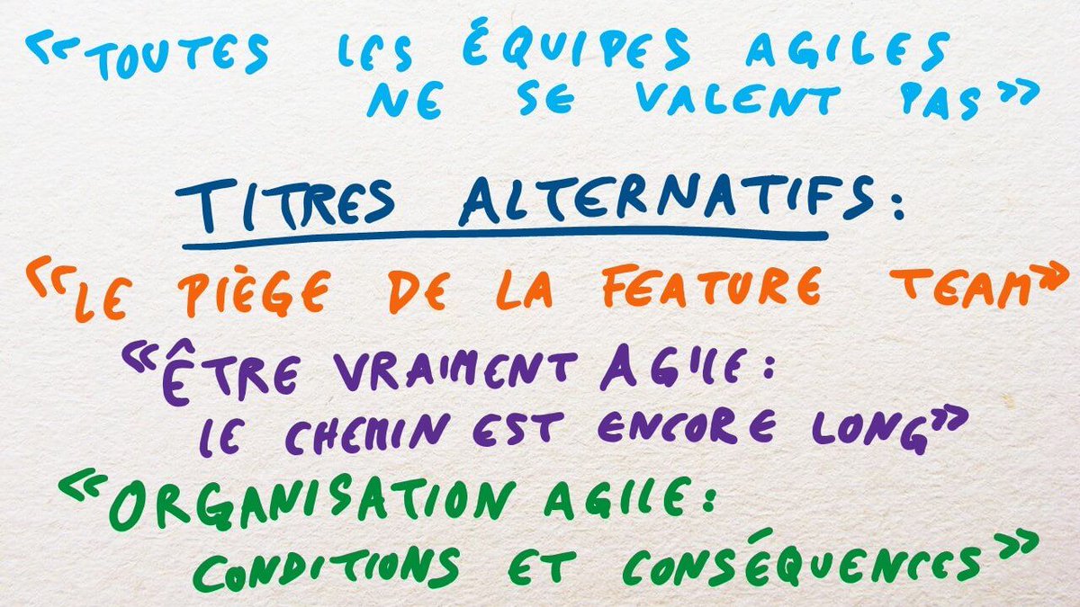 jpierrelambert's tweet photo. J'aurais l'honneur d'être l'une des deux #keynote d'ouverture d'Agile Tour Montréal ! @agiletourmtl
Je parlerai des différents types d'équipes agiles, et comment la fameuse #FeatureTeam n'est que le début du voyage !
👉 Billeterie et Programme sur https://t.co/FoZ5AtNJ6i https://t.co/wWUjbMhHNq
