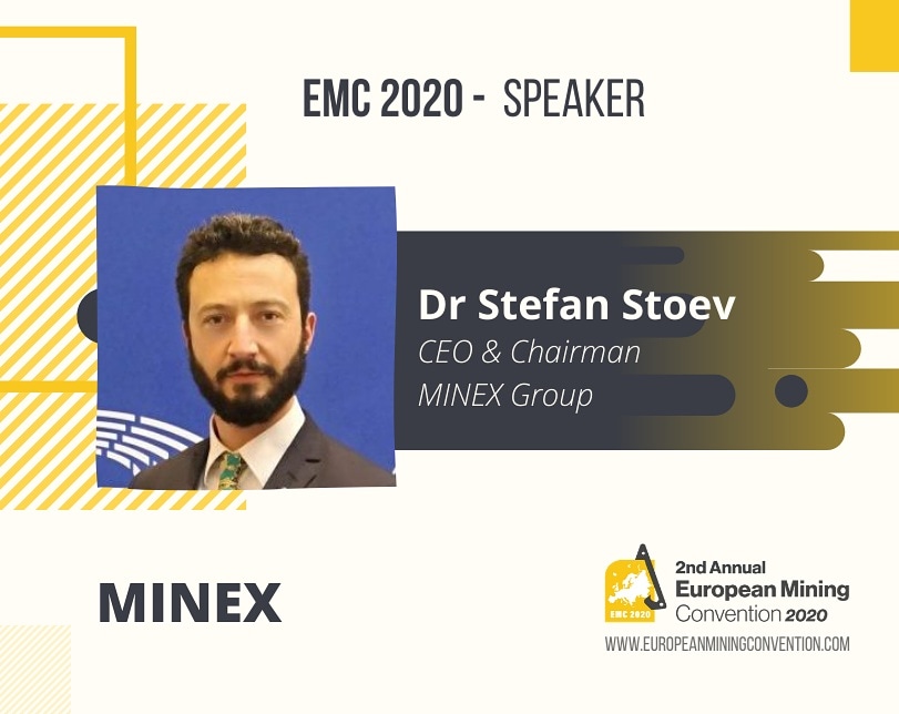 europeanmining's tweet photo. Dr Stefan Stoev, CEO &amp; Chairman, @MINEX04784167 will be joining EMC 2020 as one of our esteemed speakers.

Register now to attend EMC 2020 - Virtual Edition, visit: https://t.co/aWWPKwMZNo

#mining #miningtechnology #virtualevents #conference #exhibition #europeanmining #emc2020 https://t.co/sYySAsPqy4