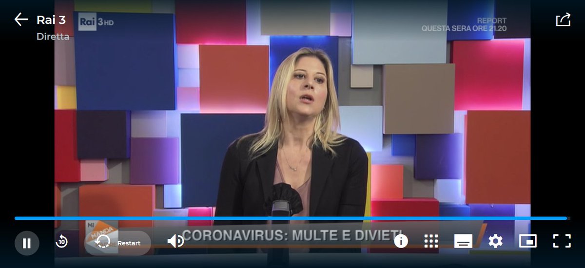 paoloigna1's tweet photo. L'avv. @Moncirillo ci aiuta a orientarci nella giungla dei #DPCM e ci da indicazioni su come ricorrere contro multe o sanzioni palesemente ingiustificate durante il #lockdown #covid19  #mimandaRai3 https://t.co/qaESR7gVDv