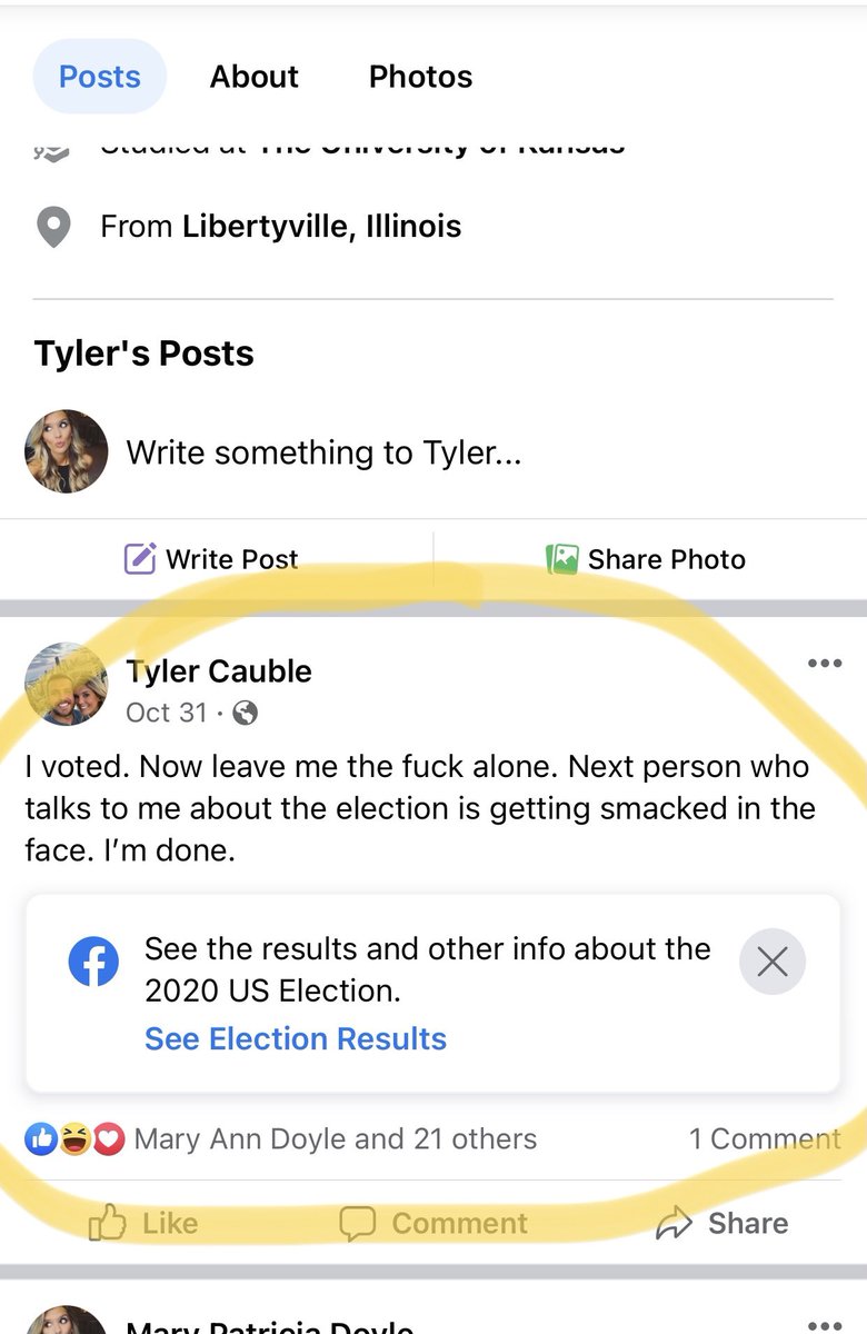 marypatdoyle's tweet photo. .. well I didn’t see this, and I have talked about the election every single day. 

Luckily, have not been smacked in the face😂 https://t.co/IEu62Kww4n