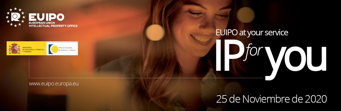 OEPM_es's tweet photo. 📅25 de noviembre: Webinario #IP4YOU de la #OEPM y la @EU_IPO, dirigido a profesionales de PI, en el que se tratará la tramitación de signos distintivos, el examen de motivos absolutos y los medios de prueba de uso. ¡No te lo pierdas!
🕙 9:30-12:30h
https://t.co/Lulr2TB73O https://t.co/i9Ewpa6bOy