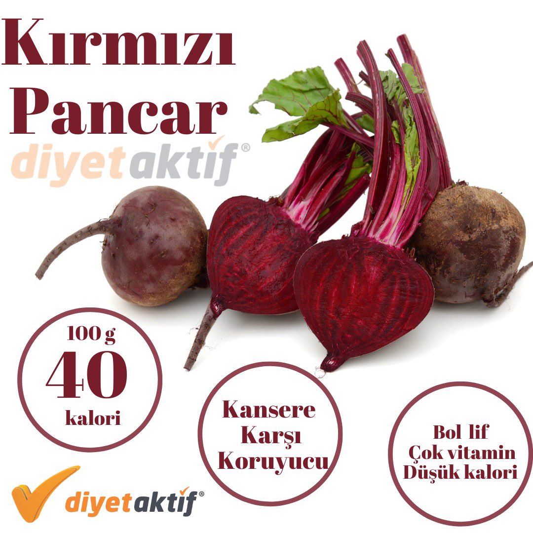 . İçerdiği vitamin ve mineraller sayesinde bağışıklığı destekler. 
. Bol lif içeriği ile sindirimi düzenler. 
. Kırmızı pancara mor rengini veren betalain aynı zamanda yüksek oranda antioksidan özellik gösterir. 
. 1 orta boy pancar ortalama 40 kaloridir.