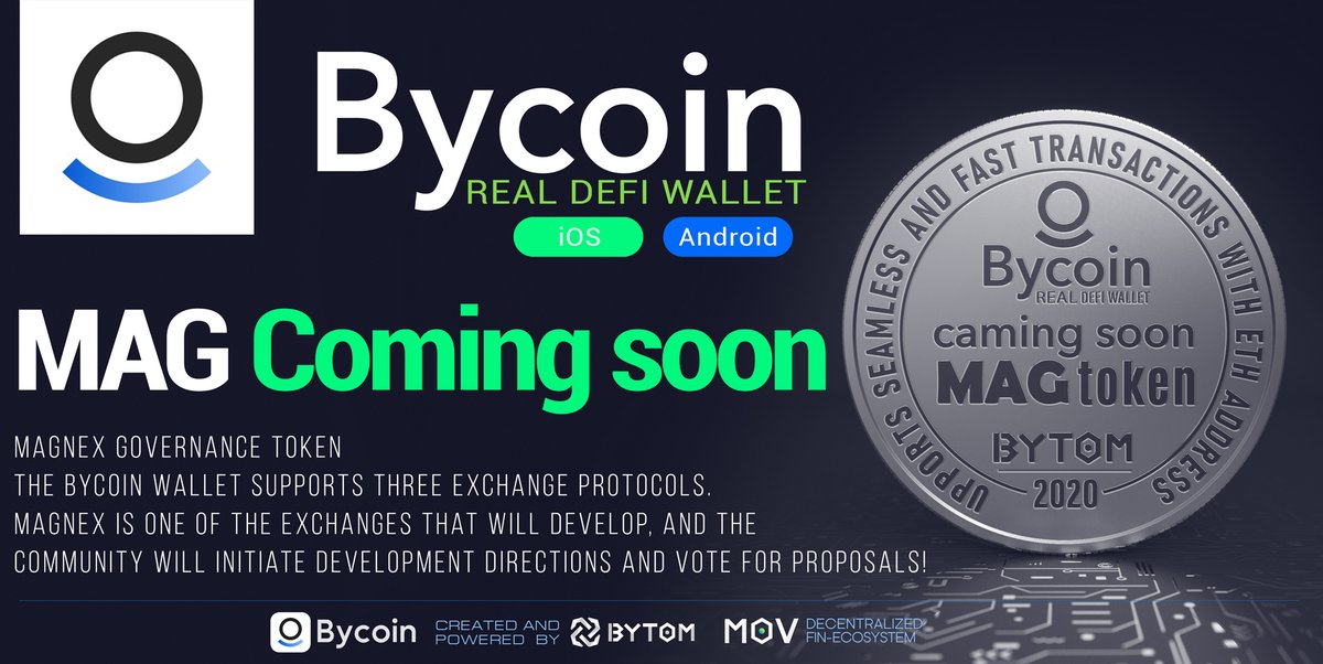 LabelMen's tweet photo. The #Bytom team continues to engage the community and proposes to manage the development of the #MagnEx trading protocol! $MAG #token #mining and #airdrop will be open soon, it is intended for voting and the development of the #MagnEx protocol! Only 1,000,000 tokens! Do not miss! https://t.co/J6YX6vBMa7