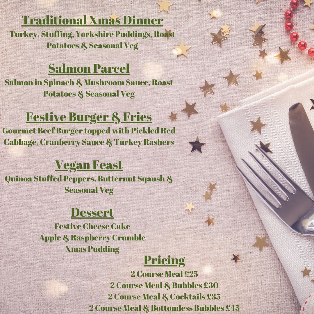 🎄We are taking Christmas bookings. 🎄

Let’s get into the festive spirit!🎅🏽

Please enquire via DM or our Website with the package deal , date, time &amp; how many guests. 

Your booking will be confirmed on the 2nd December when we hopefully are out of lockdown.