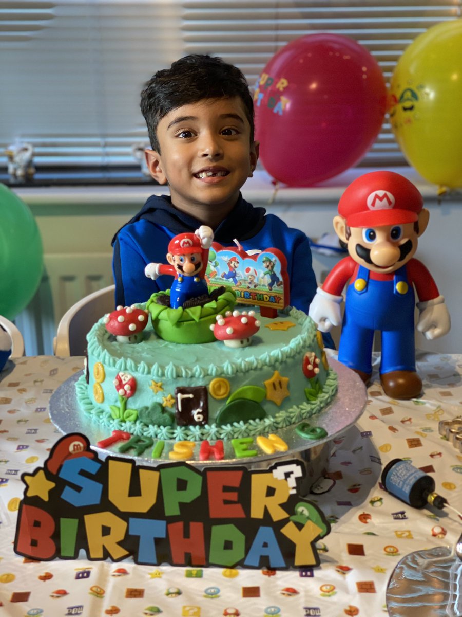 mfoodandtravel's tweet photo. Havenโt managed to do a bake off challenge this week but worked with sugar art and colours to create this #mariocake for my nephew . He sure was a happy bunny but sad we all couldnโt dress up as normal as celebrate together. . #cakelover #buttercream #bakingforfun https://t.co/XZyBU8i8Ws