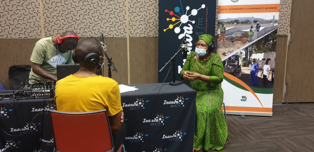 inanda884fm's tweet photo. Our Team Covering Exclusive interviews with @DlaminiZuma @NationalCoGTA @MshenguKwazi @DBE_KZN @eThekwiniM for the Ministerial visit on District Development Model 2020.
#11YearsOfRadio
#TodaysBestRadio
#KeepingYouInformed
#InformativeAndPrecise
#ZikunikUlwaziNeqiniso https://t.co/nHMIMqCTy4