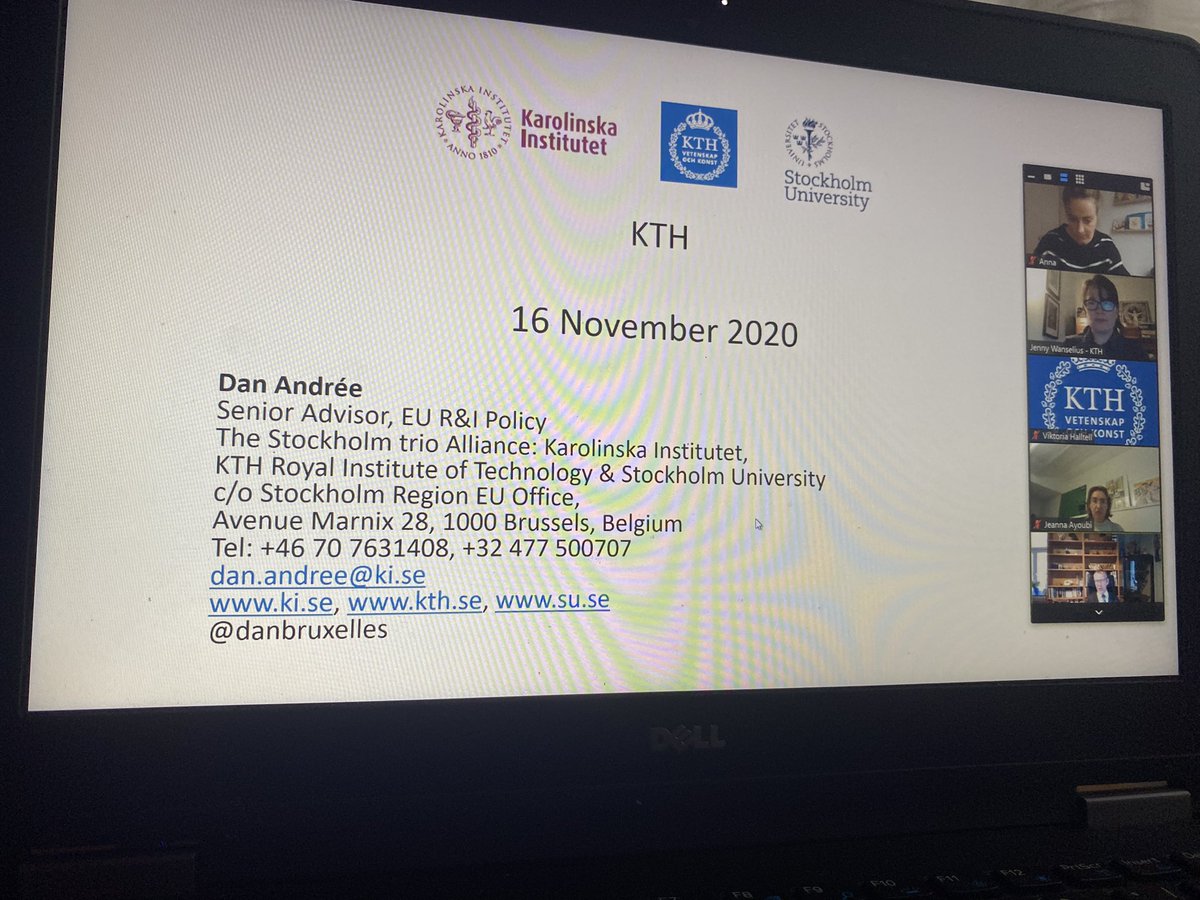 justonemoreanna's tweet image. Welcome @danbruxelles for #Sthlmtrio  representation in Brussels and thanks for an interesting presentation at @KTH_RO team meeting this morning! #HorizonEurope  👏🏻 🇪🇺