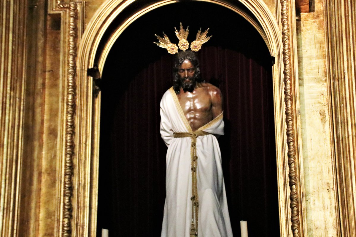 barrera_52's tweet photo. Nuestro Padre Jesús de la Humillación y Perdón de la Cofradía de la Estrella de Málaga, obra de Francisco Palma Burgo en 1942, Iglesia de Santo Domngo, sept 2020 https://t.co/VNaxNew7nH