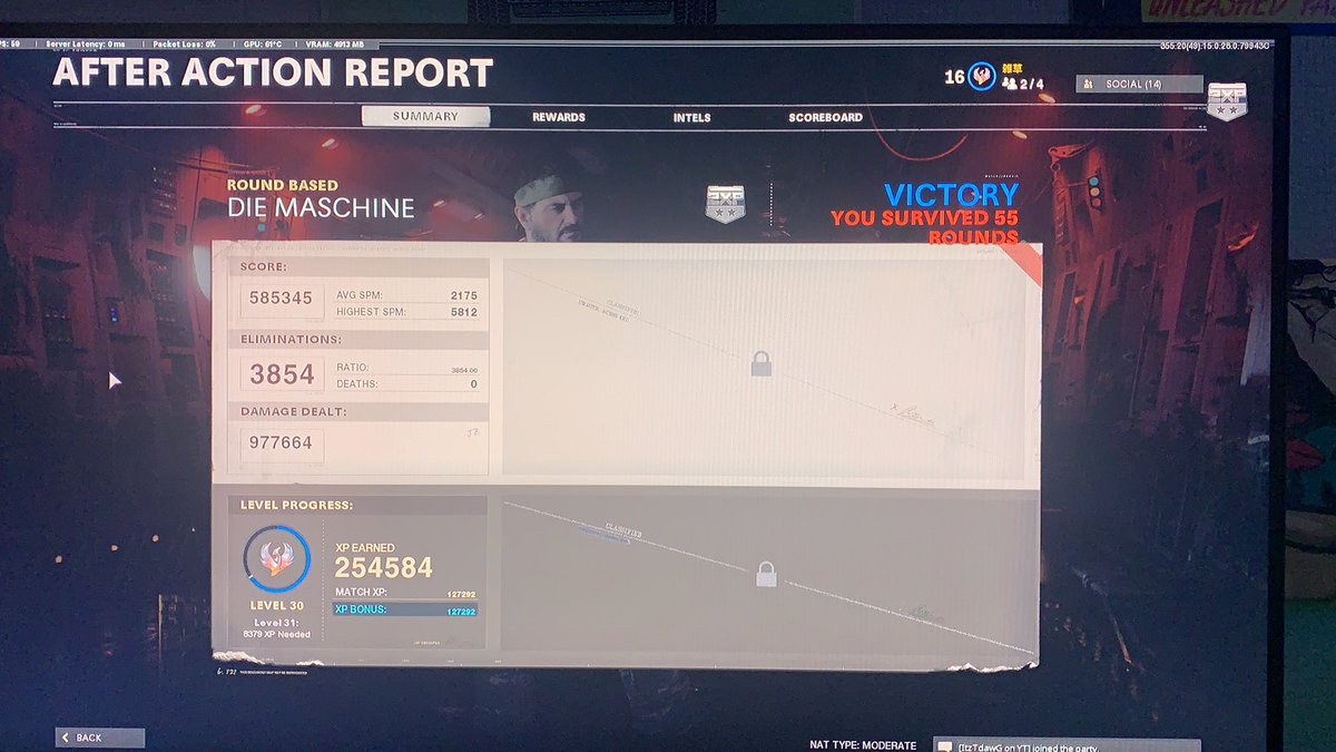 AsmiStrider's tweet photo. @Treyarch @TreyarchPC can you guys like fix your busted game ? Lmao you extend double XP too make up for it not working when it doesn’t even work still ?😹 nice one https://t.co/wZCP7yD28g