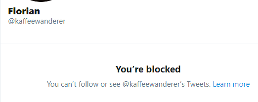 Sebastian_1304's tweet photo. @Traktion100 @flrnbka @JenBuWu @cycletux Wie soll ich dir, Florian (kaffeewanderer) bitte antworten, wenn du mich blockiert hast? Vielleicht vorher mal nachdenken... Und natürlich weiß Basti wer ich bin https://t.co/3jOXR21WKM