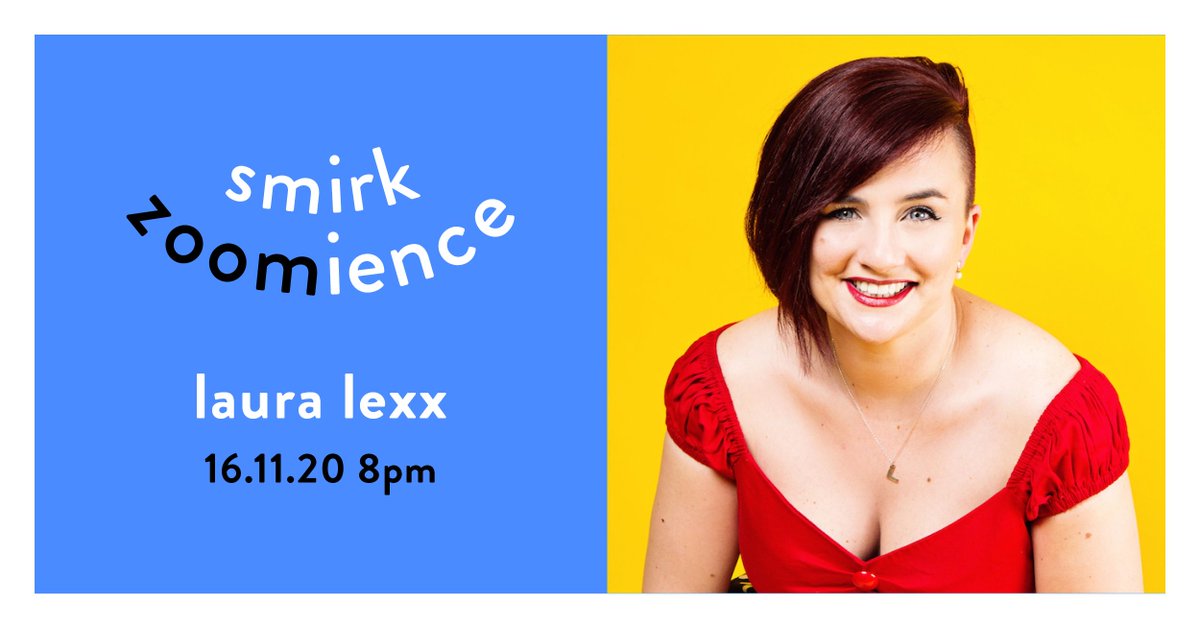 Tonight is gig night and we are delighted to be welcoming the BRILLIANT Laura Lexx along to your screens. Laura is so funny and has done loads of TV, including Live At The Apollo. Tickets only a fiver and available here buff.ly/32z9R7g Hope to see you there. X