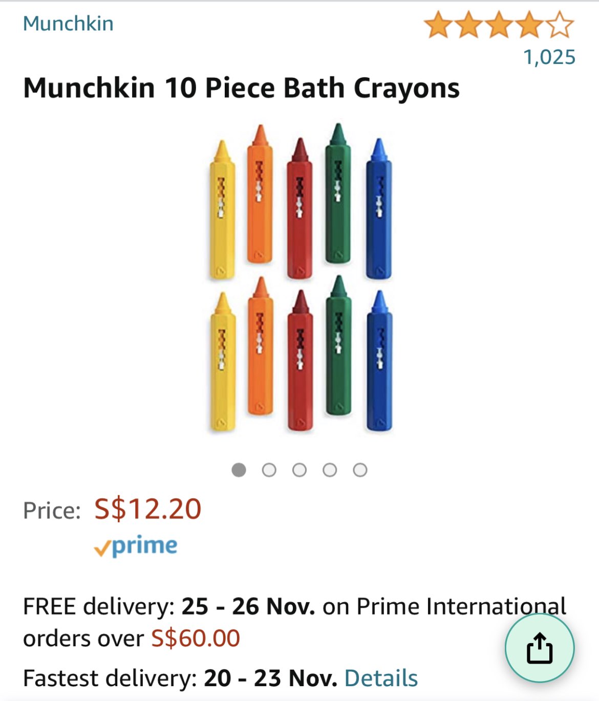 Crayola Crayola Bathtub Crayons 3 & Up 9 Crayons + 1 Bonus Crayon