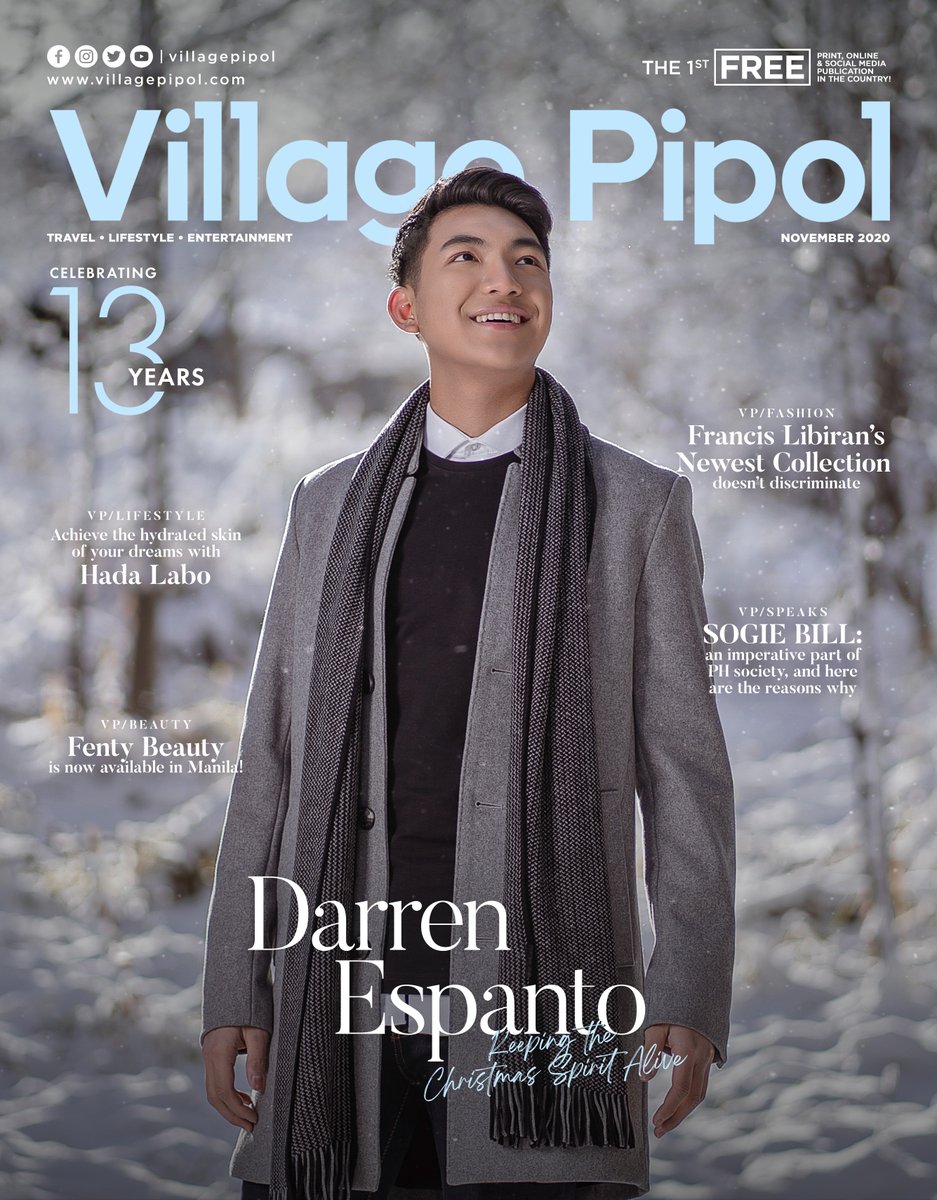 villagepipol's tweet photo. Social gatherings must have been canceled but not the holiday music, and Teen Heartthrob Darren Espanto made us long for the familiar nostalgia that the holiday brings as he releases a new single, 'Believe in Christmas'.

#VPDarrenEspanto #VillagePipolDarren #BelieveInChristmas https://t.co/QMCYOxAhqr