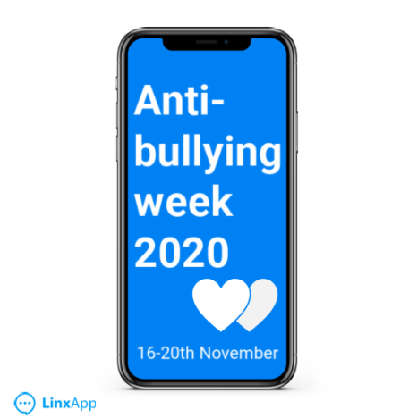 LinxApp_'s tweet photo. 16-20th November 2020 marks #antibullyingweek, which is something we at #LinxApp take very seriously, this is why we offer users a strict privacy and security policy to ensure everyone’s safety online!

#antibullying #inLinx #onlinesafety #cybersecurity #cybersafety https://t.co/yoC002wcy5