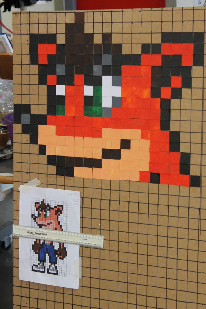 ChaileyHeritage's tweet photo. For Christopher's new art project we began by looking at images of pixelated art. He wanted to create one of his favourite characters from Playstation, Crash Bandicoot! Read more: https://t.co/3fmEP2siR4
.
#Charity #WheelchairAccessible #DisabilitySupport #Sussex #DisabilityC19 https://t.co/yHO7sahVlx