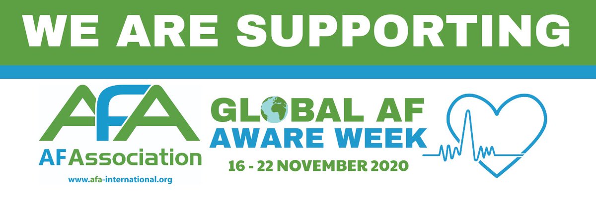 af_reach's tweet photo. We are supporting @AtrialFibUK Global AF Aware Week 2020 - help us to increase the detection of atrial fibrillation around the world by liking and sharing this post! For more information and to find out how you can get involved visit: https://t.co/mSlRiZPDXy #GAFAW2020 #DetectAF https://t.co/ypWvsVIFGF