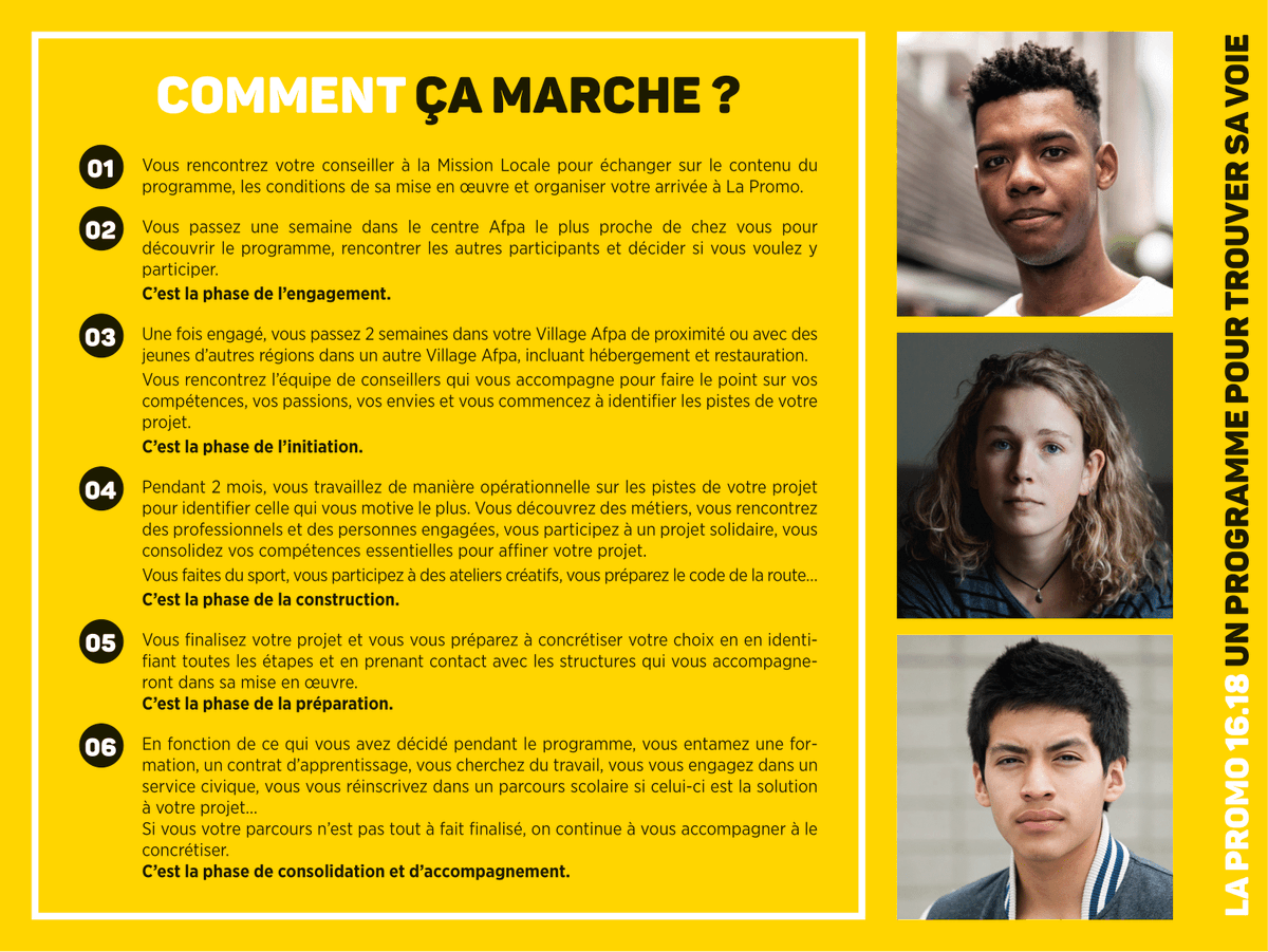 mlatv_'s tweet photo. ⚠️ RAPPEL ⚠️

Une information collective est prévue aujourd'hui à 16h dans les locaux de la Mission Locale de Valence pour présenter le nouveau dispositif d'accompagnement "PROMO 16-18" aux jeunes

#missionlocale #AFPA #1jeune1solution #valenceagglo #jeunes#mlatv https://t.co/txhHrly68Q
