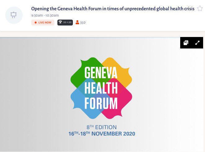 India is the Country Guest of Honour in the 8th Geneva Health Forum (16-18 Nov). Keynote speeches delivered by Hon’ble Minister of Health and Family Welfare Dr. Harsh Vardhan and Hon’ble Minister of State for AYUSH Shri Shripad Yesso Naik during the Opening Ceremony. <a href="/Genevaforum/">Geneva Health Forum</a>