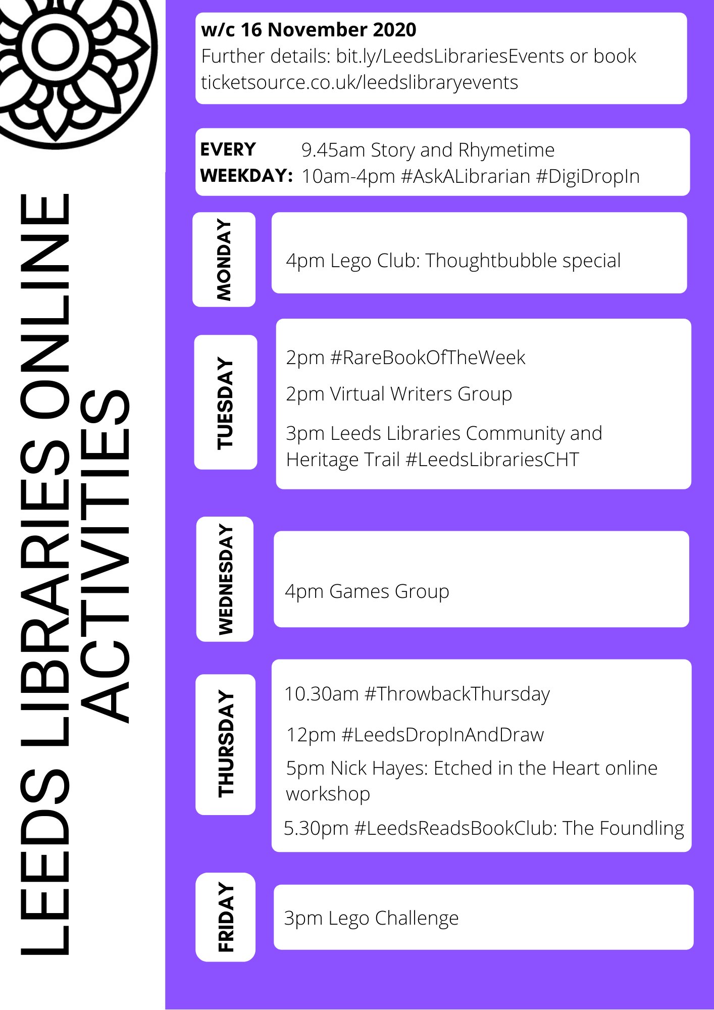 Leeds Libraries On Twitter It S The Start Of Another Busy Week Here