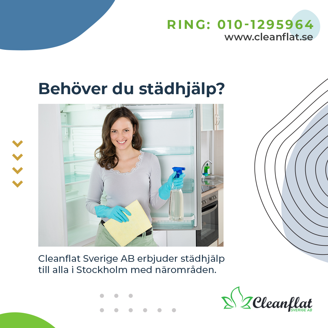 clean_flat's tweet photo. Behöver du städhjälp? Cleanflat Sverige AB erbjuder städhjälp till alla i Stockholm med närområden. 

☎️010-1295964
➡️https://t.co/bf0dDQ8i8p

#städning #Stockholm #Östermalm #Södermalm #Nacka #Göteborg #Älvsjö #Segeltorp #Sätra #Herrängens #Glömsta #Danderyd #Huddinge #Botkyrka https://t.co/iLRdyLSVbQ