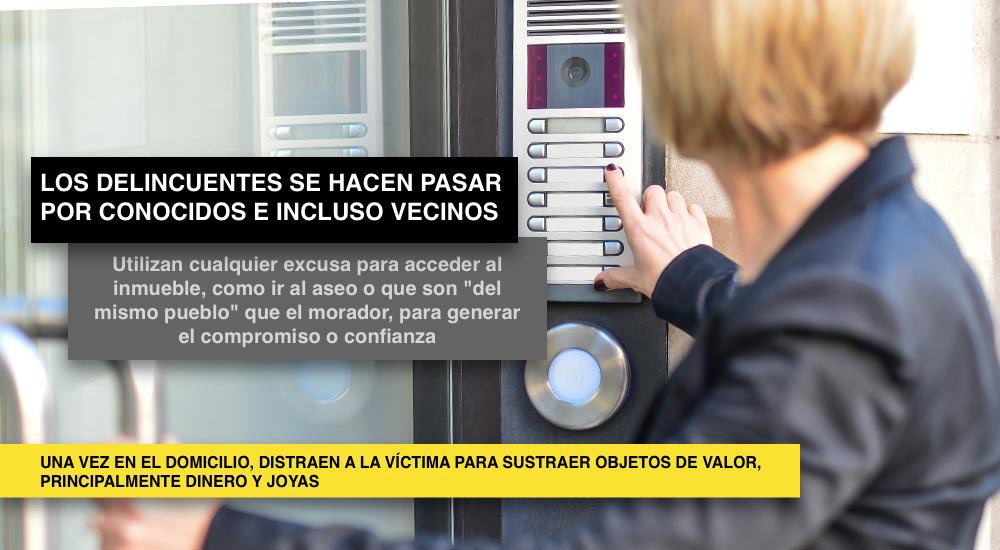 policiaelche's tweet photo. Una de les crides més repetida és l'alerta sobre persones que tracten de #accedir als habitatges fent-se passar per coneguts o veïns. Les són #excuses molt peculiars, però eficaces entre la població #major.
👉🏼 L'objectiu és la #sostracció al descuit de diners i joies. https://t.co/X51KrKJPVi